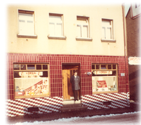 Salon in der Haupfstrae bis 1969